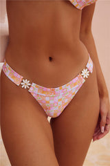 Lush Tropics Swim Bottom Geo Print